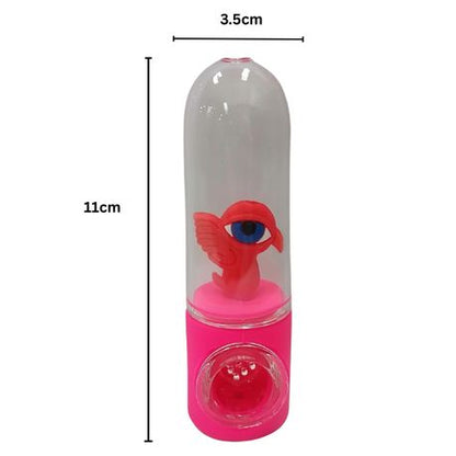 Silicone Rasta Pipe - Character in Glass - Super Mario Brothers - Purple Mushroom