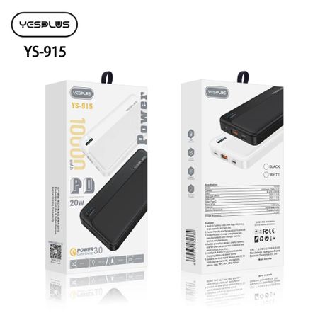 Power Bank 10000mAh YESPLUS 915 - Black