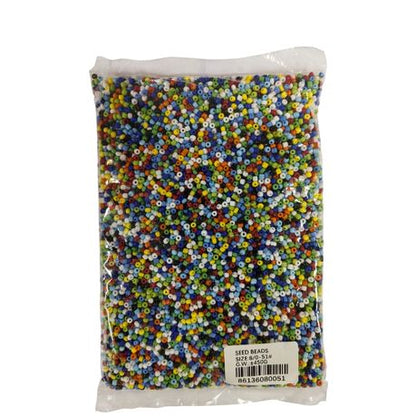 Seed Beads - +- 450 Gram Packs - Large Neon