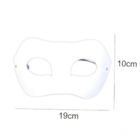 Motarro Painting Mask White - Royal 19x13cm