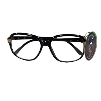 Solar X Wayfarer Retro Sunglasses Clear Lens UV400 - Yellow