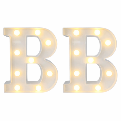 Motarro Led Letter Light 22cm - 2 Pack - White Letter Q