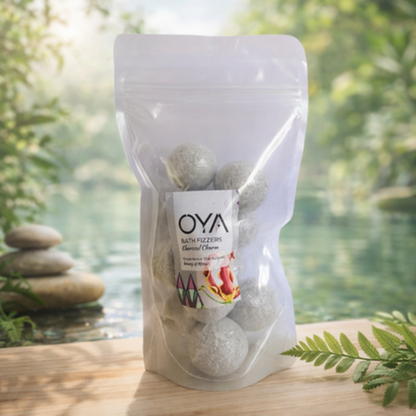 Oya Bath Fizzer 285g - Charcoal Charm 2 Pack