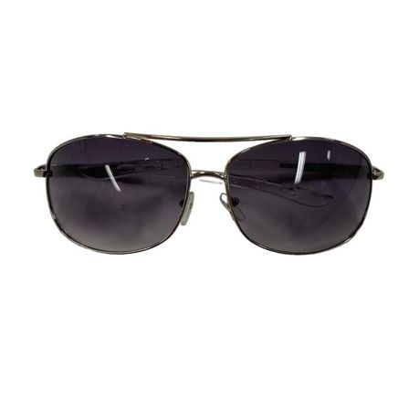 Solar X Aviator Square Silver Sunglasses with Gradient Lens UV400