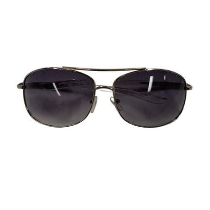 Solar X Aviator Square Silver Sunglasses with Gradient Lens UV400