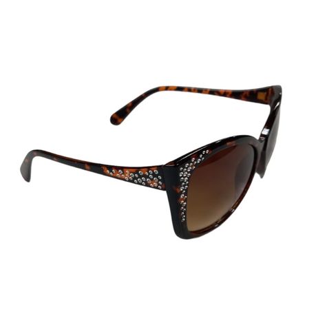 Solar X Cat-Eye Sunglasses Gradient Lens UV400 - Black