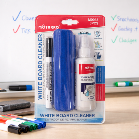 Motarro Whiteboard Cleaning Kit - 3 Piece