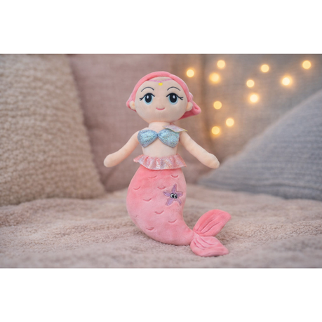 Soft Toy Cerise/Purple Mermaid - 40cm