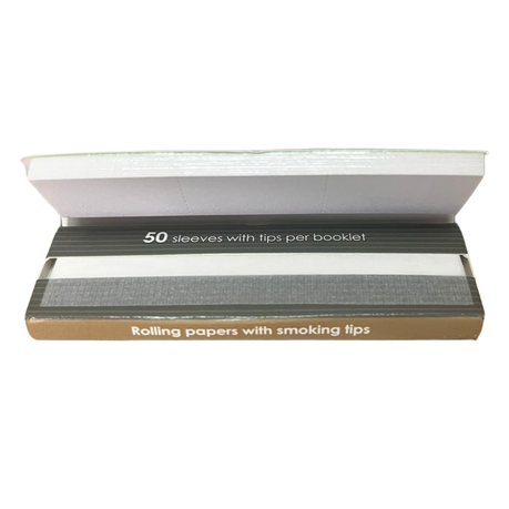 Flame Club Queen Size Rolling Paper + Tips - 39 Booklets - 2 Pack