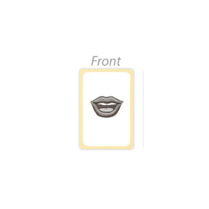 Motarro Flash Cards 36 Sheets - Body Parts