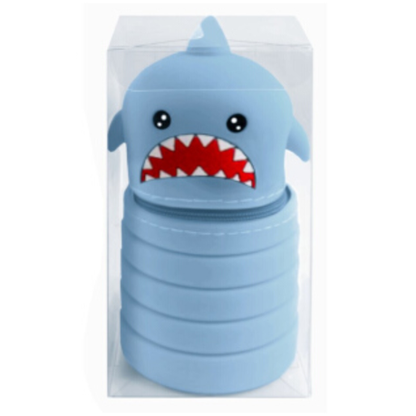 Motarro Silicone Pencil Case Shark - Green