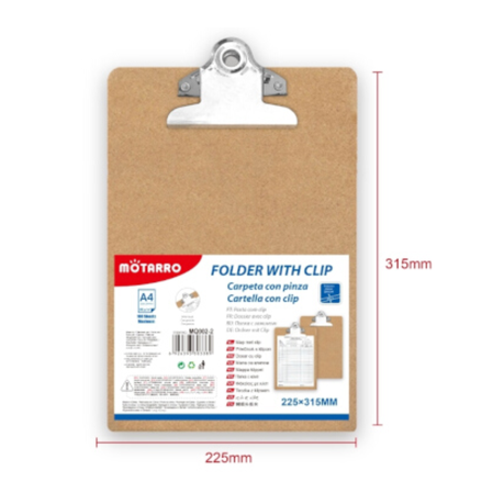 Motarro Clipboard 315x225mm - Blue