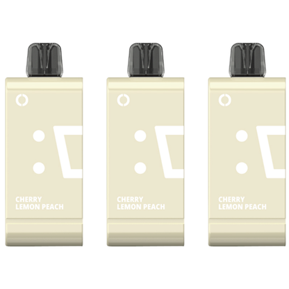 Elf Bar 18000 Puffs Rechargeable Pod 50mg - Cherry Lemon Peach - 3 Pack