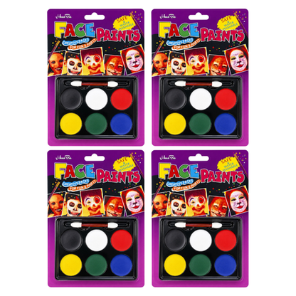 Face Paint On Card - 4 Pack