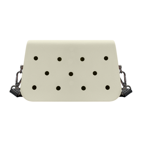 Coco EVA Croc Crossbody Bag - Lightweight Waterproof Shoulder Bag - Orange