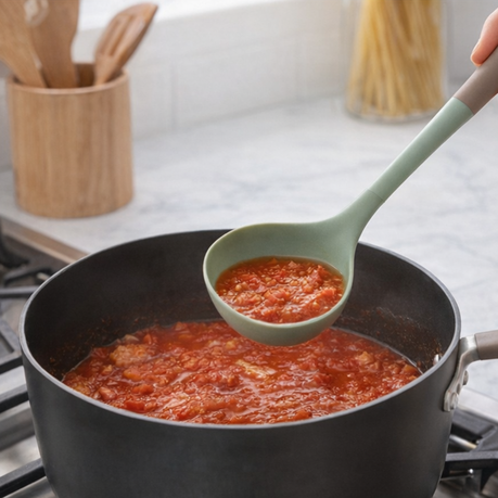Gawin Kitchen Silicone Ladle - Orange