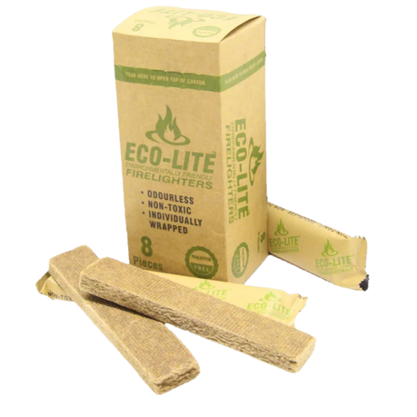 Eco-lite Firelighters 8pc - 24 Pack - Eco-Friendly Fire Starters