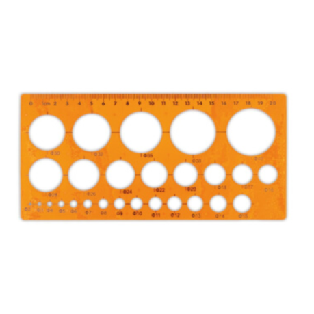 Motarro Orange Template - Assorted 18cm