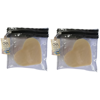 Oya Heart Soap Large - Tranquility 2 Pack