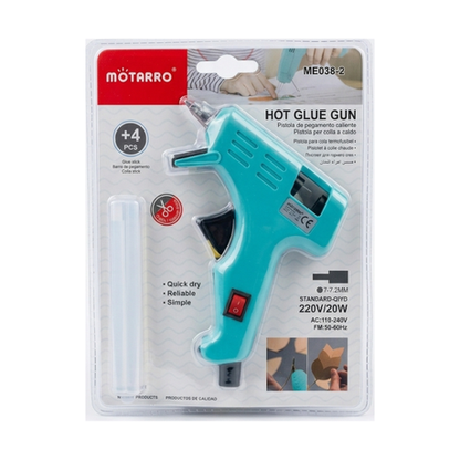 Motarro Mini Hot Glue Gun | 7-7.2mm | 4 Glue Sticks | ME038-2