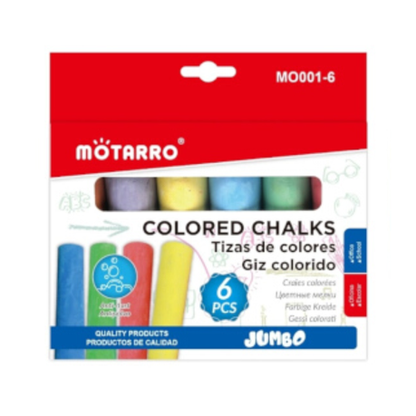 Motarro Jumbo Chalk 10cm 6PCS - White