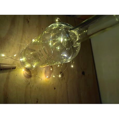 Decor Glass Bottle With Led String Lights