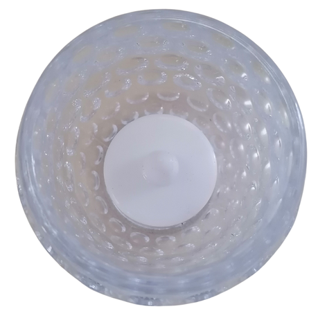 Battery Operated LED Candle in Votive Holder
