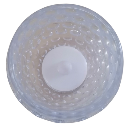 Battery Operated LED Candle in Votive Holder