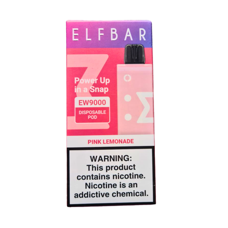 Elf Bar 9000 Puffs Rechargeable Pod 50mg - Pink Lemonade