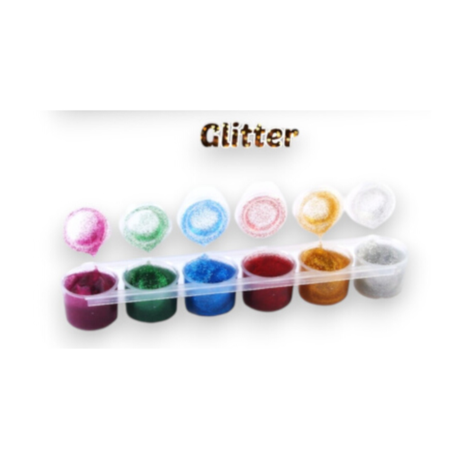 Motarro Tempera Set Paint - 6x15ml (Glitter)