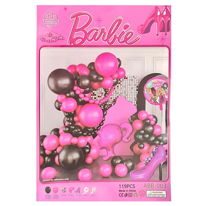 Party Balloon Garland Set 119-piece - Barbie