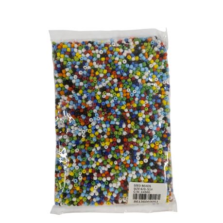 Seed Beads - +- 450 Gram Packs - Medium Neon