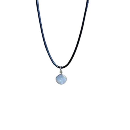 Earth Stone Collection - Pearl Small Stone Necklace