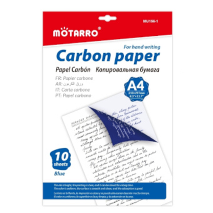 Motarro Carbon Paper A4 210x297cm 10 Sheets - Blue