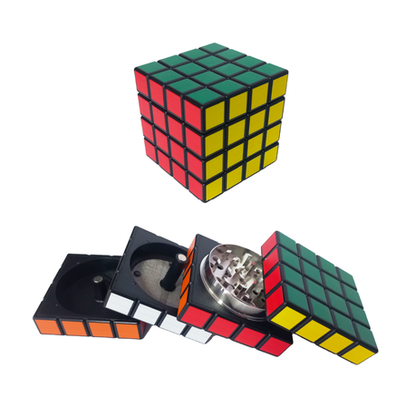 Herb Grinder Rubik's Cube Design