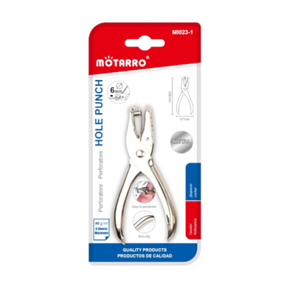 Motarro Hole Punch Silver 6mm