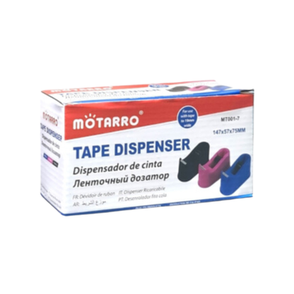 Motarro Tape Dispenser 147x57x75mm - Pink 2 Pack