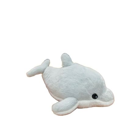 Soft Toy Grey Dolphin - 20cm