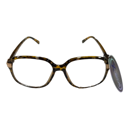 Solar X Wayfarer Retro Sunglasses Clear Lens UV400 - Yellow