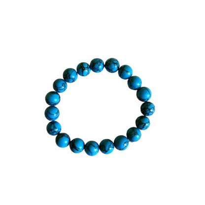 Earth Stone Collection - Turquoise Bracelet And Polished Stone Necklace Set