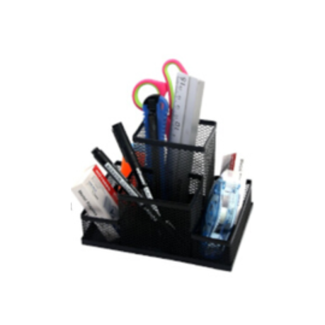 Motarro Desk Organiser - Black 14x17.5x7.5cm