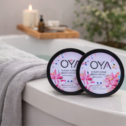 Oya Sugar Scrub 175g - Mystical Flowers 2 Pack