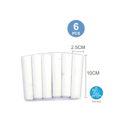 Motarro Jumbo Chalk 10cm 6PCS - White