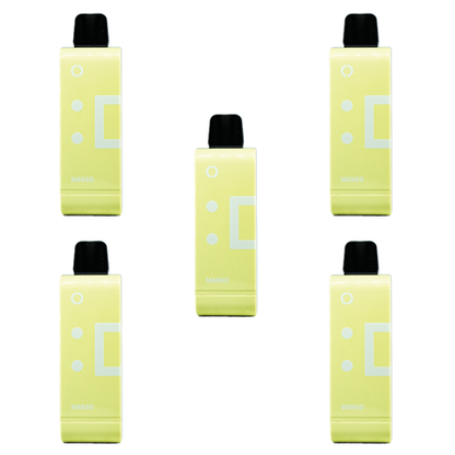 Elf Bar 9000 Puffs Rechargeable Pod 50mg - Mango - 5 Pack