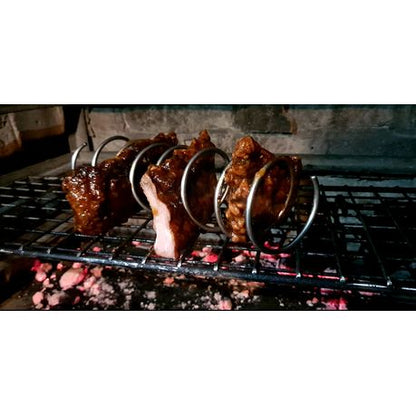 Braai Spiral - Stainless Steel Meat Holder for Braai & Air Fryer