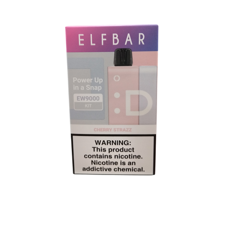 Elf Bar 9000 Puffs Rechargeable Pod Kit 50mg - Cherry Strazz
