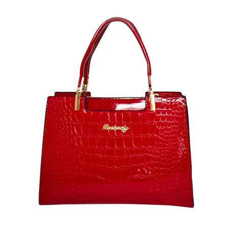 Ladies Bag - Strap Included - 21×29cm - Red