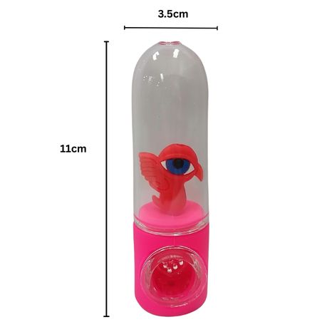 Silicone Rasta Pipe - Character in Glass - Minion - Kevin