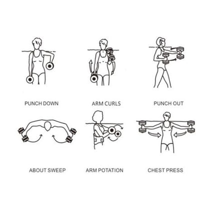 Swimming Dumbbells and Aquatic Foot Cuffs
