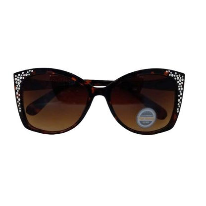 Solar X Cat-Eye Sunglasses Gradient Lens UV400 - Brown